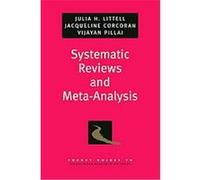 Systematic Reviews and Meta-Analysis, Pocket Guides to Social Work Research Methods Jacqueline Corcoran, Julia Littell, Vijayan Pillai (Auteur)