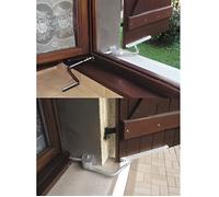 SystèmBoy Droit MONIN aluminium anodisé - Ép. mur maxi 400 mm - 152 250