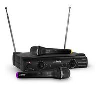 Système 2 microphones sans-fils UHF 863.2 & 864.2 MHz - Party Sound & Light PARTY-200UHF PARTY-200UHF G