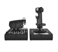 Logitech G X56 H.O.T.A.S Système 3M avec Commande des Gaz RVB et Joystick, 6 DOF, 4 Options de Ressort, +189 Commandes Programmables, RVB, 2x USB - Noir