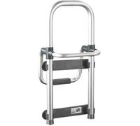 WENKO Maximex Aide à l'accès à la Baignoire Secura, Montage Facile, supporte jusqu'à 150 kg, en Aluminium résistant et Plastique Stable, argenté