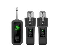 Système Adaptateur UHF XLR, Émetteur-Récepteur de Microphone Sans Fil pour Microphone Dynamique, Guitare, Mixeur Audio, Système de Sonorisation A