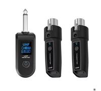 Système Adaptateur UHF XLR Récepteur Émetteur de Microphone Sans Fil pour Microphone Dynamique Guitare Mélangeur Audio Système PA