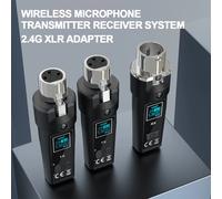 Système adaptateur XLR 2.4G DGNOG, système émetteur-récepteur de Microphone sans fil pour micro dynamique, mélangeur Audio, système PA pour guitare LS2