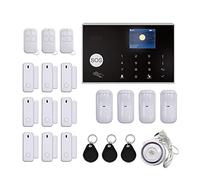 Systeme Alarme Maison, G30 Tuya GSM système d'alarme de sécurité à Domicile 433 MHz Kit d'alarme antivol sans Fil Fonctionne avec télécommande APP(YK-002-GSM-G30-J)