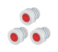 Systeme Alarme Maison, Mini Capteur De Mouvement, Détecteur Infrarouge De Corps Humain, Alarme De Mouvement avec Détection De Température Et D'humidité(3PCS)