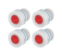 Systeme Alarme Maison, Mini Capteur De Mouvement, Détecteur Infrarouge De Corps Humain, Alarme De Mouvement avec Détection De Température Et D'humidité(4PCS)