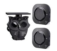 Système Alarme Solaire sans Fil allée (1/2 Mille), IP65, détecteurs, Son 120dB, protège biens (2R1S)