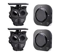 Système Alarme Solaire sans Fil allée (1/2 Mille), IP65, détecteurs, Son 120dB, protège biens (2R2S)