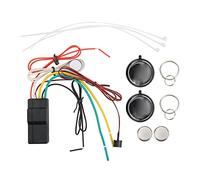 Système Anti - Démarrage Voiture 12V avec Détection Carte Sans 2-8m Alarme Anti - Vol Anti - Détournement Avertisseur Basse Tension Installation Facile Universel Noir