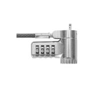Targus câble antivol ASP96RGL – ajustable, serrure à combinaison numérique – Argent 2 m