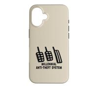Système antivol millénaire Amusant Coque pour iPhone 16