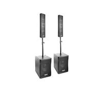VONYX Système Audio 2.2 Actif 1500W avec 2X Sub et 2X Top - Idéal pour Animer Vos Soirées