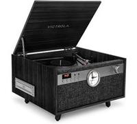 Système audio 6-en-1 avec platine vinyle Victrola Century Signature VTA-830SB Noir Noir