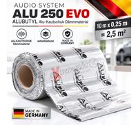 Système audio ALU 250 EVO ALUBUTYL aluminium-caoutchouc isolation buty 10 m x...