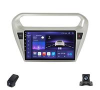 Système Audio Android Automotive pour Peugeot 301 2012-2016 1280 * 720 Autoradio CarPlay sans Fil/RDS/FM/AM/Son DSP/Bluetooth 4GLTE 5G Wi-FI Navigation GPS avec écran partagé(NF-4)