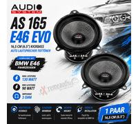 Système audio AS 165 E46 EVO3 haut-parleur de graves compatible avec BMW E46