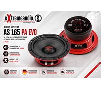 Système audio AS 165 PA EVO 16,5 cm 6,5" woofer médium bas kickbass -1 paire