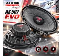 Système audio AS 507 EVO 5x7 médiums ovales haut-parleurs de voiture kickbass...