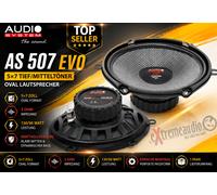 Système audio AS 507 EVO 5x7 médiums ovales haut-parleurs de voiture...