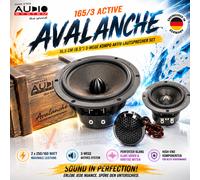 Système audio AVALANCHE 165/3 ACTIVE Set 16,5 cm (6,5") 3 voies...
