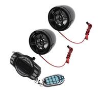 Système Audio Bluetooth étanche pour Moto, Haut-parleurs de 3 Pouces avec Télécommande pour Une Utilisation par Les Temps