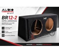 Système audio BR 12-2 EVO subwoofer double bass reflex boîtier vide pour 2 x ...