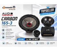 Système audio CARBON 165/3 3 voies système de composants haut-parleurs set 16...