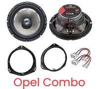 Système audio CARBON 165 CO haut-parleurs kit compatible pour Opel Combo C