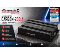 Système audio CARBON 200.4 4 canaux A/B amplificateur 360 watts RMS...