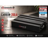 Système audio CARBON 200.4 amplificateur A/B 4 canaux 360 watts RMS