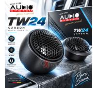 AUDIO SYSTEM CARBON TW24 24mm (1”) tweeter tweeter tweeter néodyme avec...