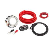 Système audio de Z-PCSC35 kit de câbles 35 mm² avec câble d'alimentation OFC cuivre OFC 99,9%, kit branchement pour amplificateur Z-PCSC 35