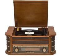 Système audio DENVER MCR-50 - 2 haut-parleurs intégrés - Marron