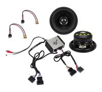 ESX QXE120 + QS-Two-ISO Haut-Parleur coaxial 12 cm + amplificateur de Puissance Compatible avec Mercedes Benz W124