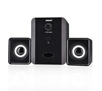 Système Audio, Haut-Parleur combiné avec Caisson de Basses, Son de Basse, Son stéréo, Mini-Haut-Parleur pour Ordinateur de Bureau, Ordinateur Portable, DVD, TV, téléphone