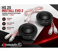 Système Audio HS 25 INSTALL EVO 2 Tissu Neodymhochtöner 25 MM 1 Paire Tweeter