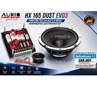 Système audio HX 165 DUST EVO 3 composants 2 voies haut-parleurs 16,5 cm (6,5")