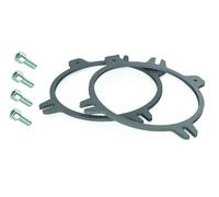 Système audio LSR100 BMW UNI EVO bagues de montage en métal 100 mm 1 paire