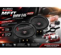 Système audio MFIT BMW E46 EVO3 haut-parleur compatible avec les modèles...