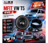 Système audio MFIT VW T5 EVO 2 haut-parleurs VW T5, TIGUAN système avant 2...