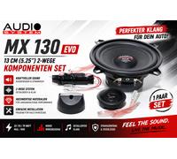 Système audio MX130 EVO 13 cm (5.25") 2 voies composants haut-parleurs set...