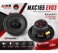 Audio System MXC 165 EVO 3 Haut-parleurs de voiture 165 mm 2 voies coaxiales 2 x 120 W (paire : 2 pièces)