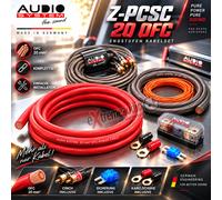 Système audio Z-PCSC 20 OFC cuivre 20 mm² amplificateurs jeu de câbles amplif...