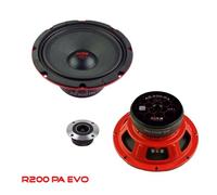 Système audio R200 PA EVO 20 cm (8") 2 voies Compo haut-parleurs Set série Ra...