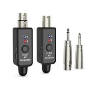 Système audio sans fil 2,4 GHz, émetteur-récepteur microphone, avec compatibilité XLR pour microphones dynamiques et systèmes de sonorisation