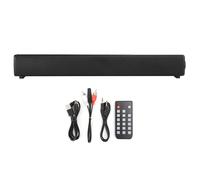Système audio surround Audio Maestro avec enceinte Bluetooth pour une écoute personnalisée et télécommande pour une utilisation simplifiée.