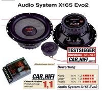 Système Audio X 165 EVO 2 X-Ion Série 16,5cm 2-Wege Haut-Parleur Kick-Bass