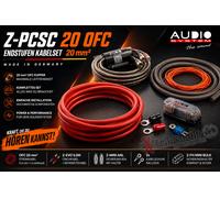 Système audio Z-PCSC 20 OFC cuivre 20 mm² amplificateurs jeu de câbles amplif...