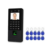 Système biométrique de Clavier de contrôle d'accès Facial RFID Support de Machine de présence de Temps d'empreinte Digitale(Color:X112-K)